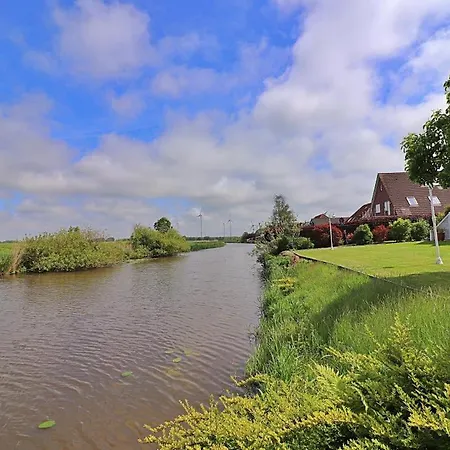 Neu! Am Idyllischen Tief - Nordsee Apartment Dornum